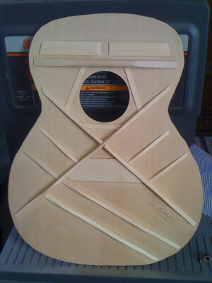 Eberhardt Guitar Construction Pic